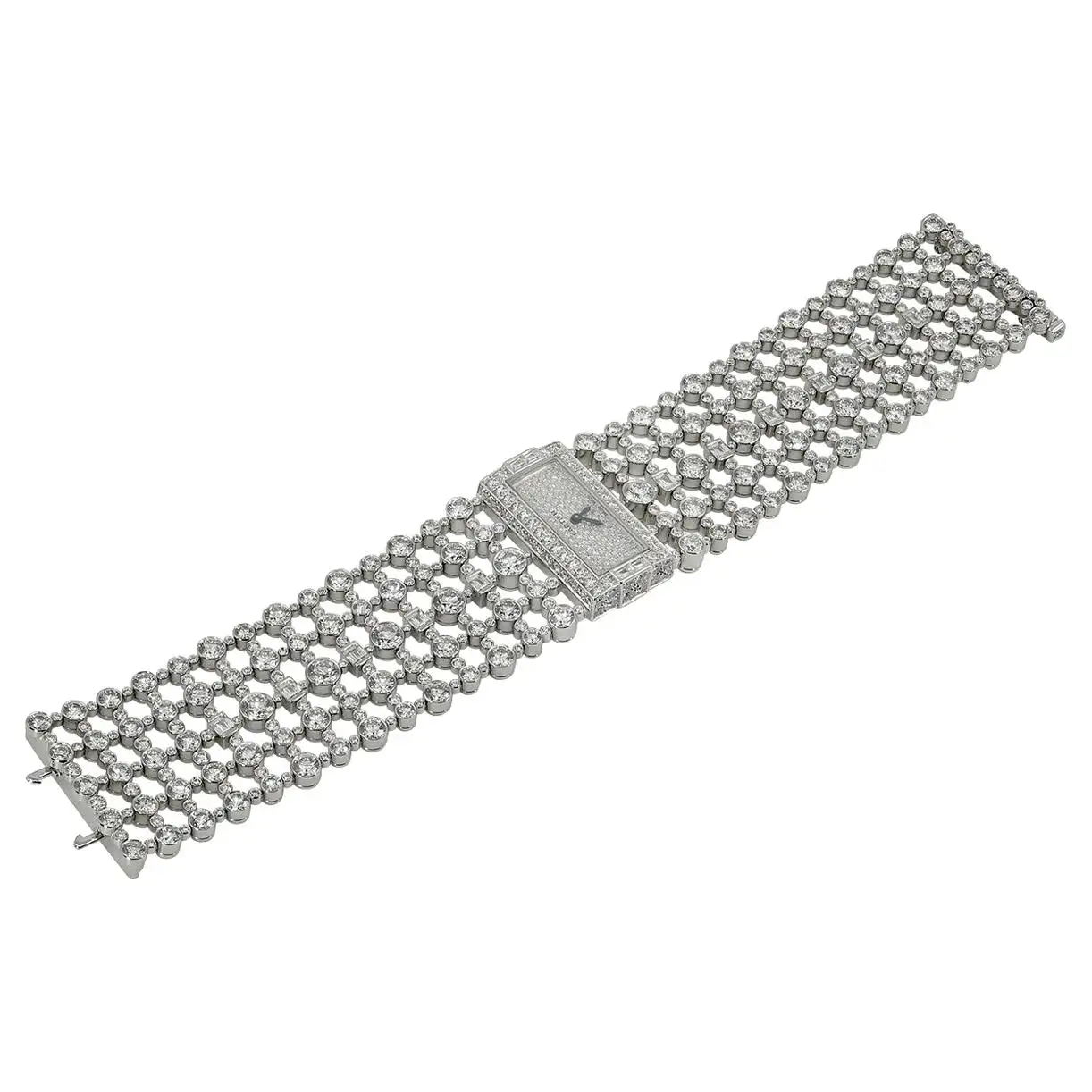 Buy Cartier Diamond Link Gold Watch - Image 3
