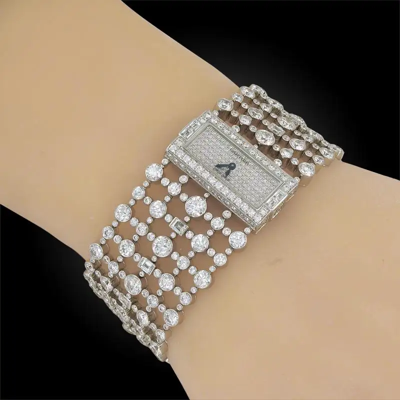 Buy Cartier Diamond Link Gold Watch - Image 2