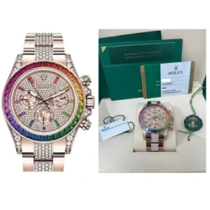 Rolex Daytona 116595RBOW Cosmograph | Everose Factory Diamonds