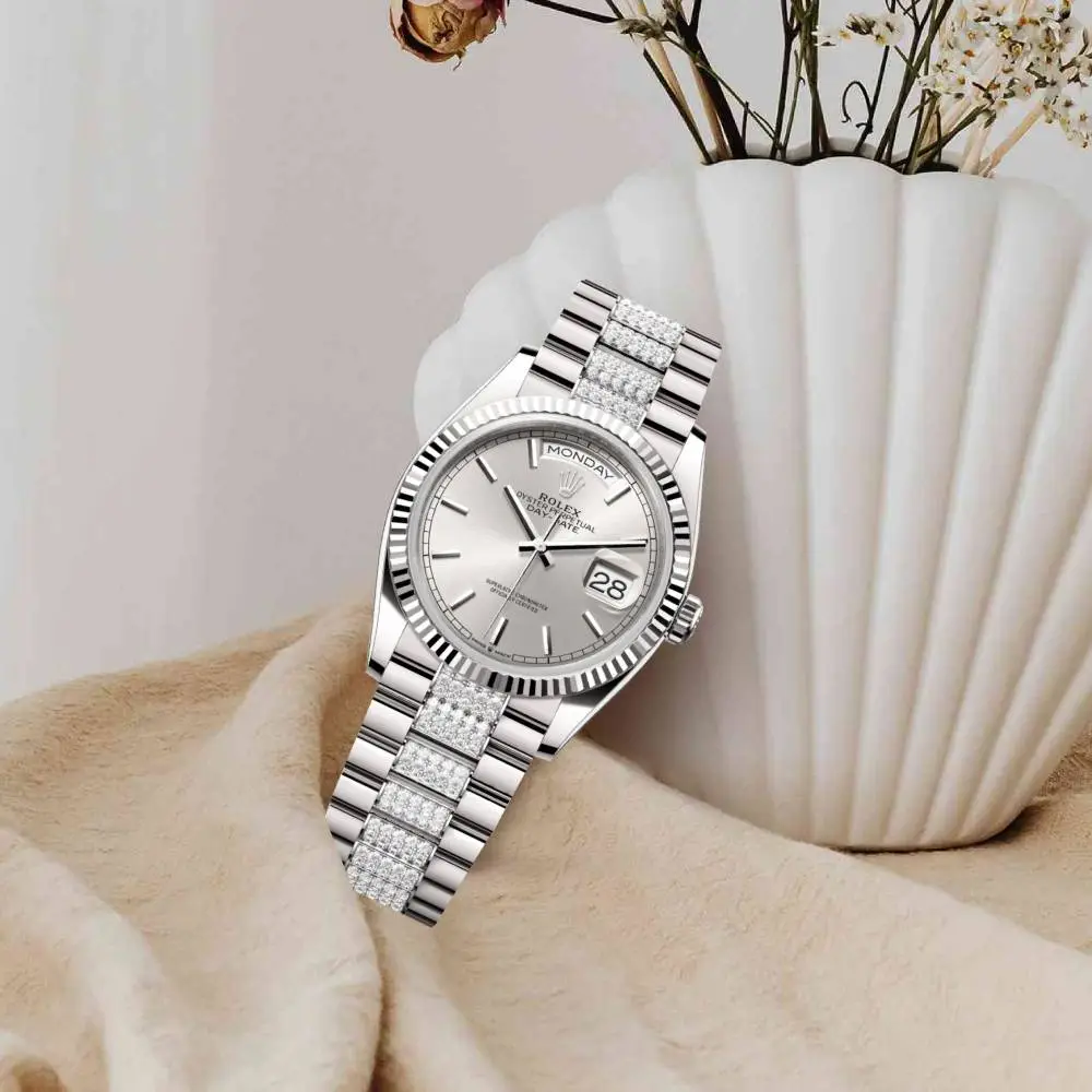 Rolex Day-Date 128239 White Gold President