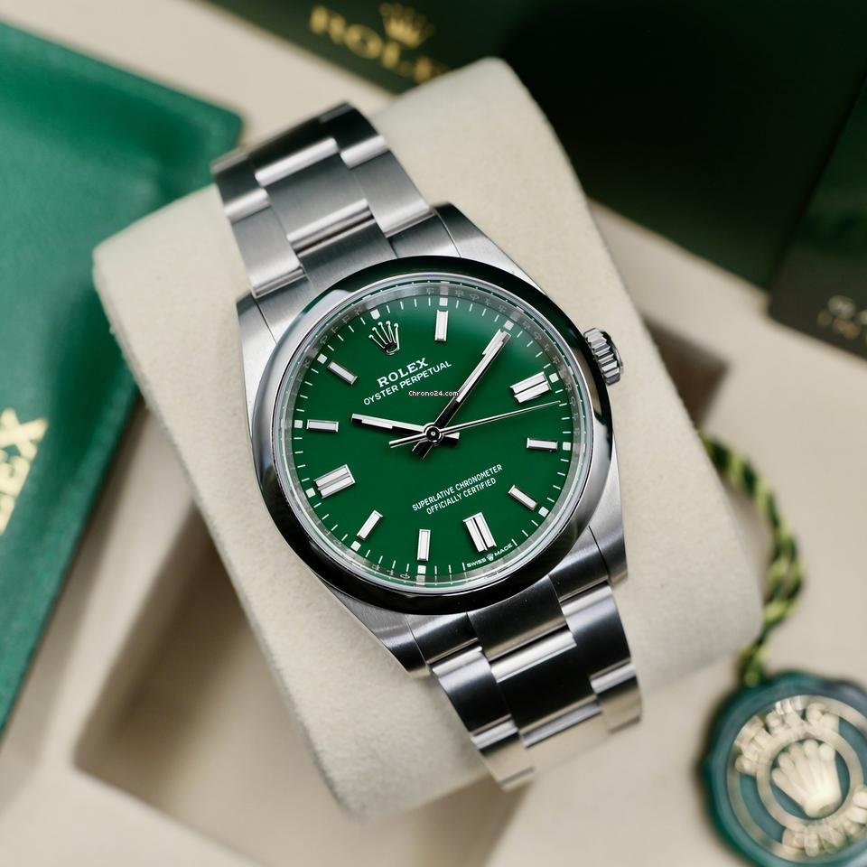 Rolex Oyster Perpetual 36 Green Dial Ref. 126000
