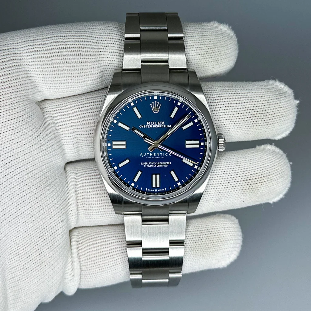 Rolex Oyster Perpetual 41 Blue Dial Oystersteel Ref. 124300