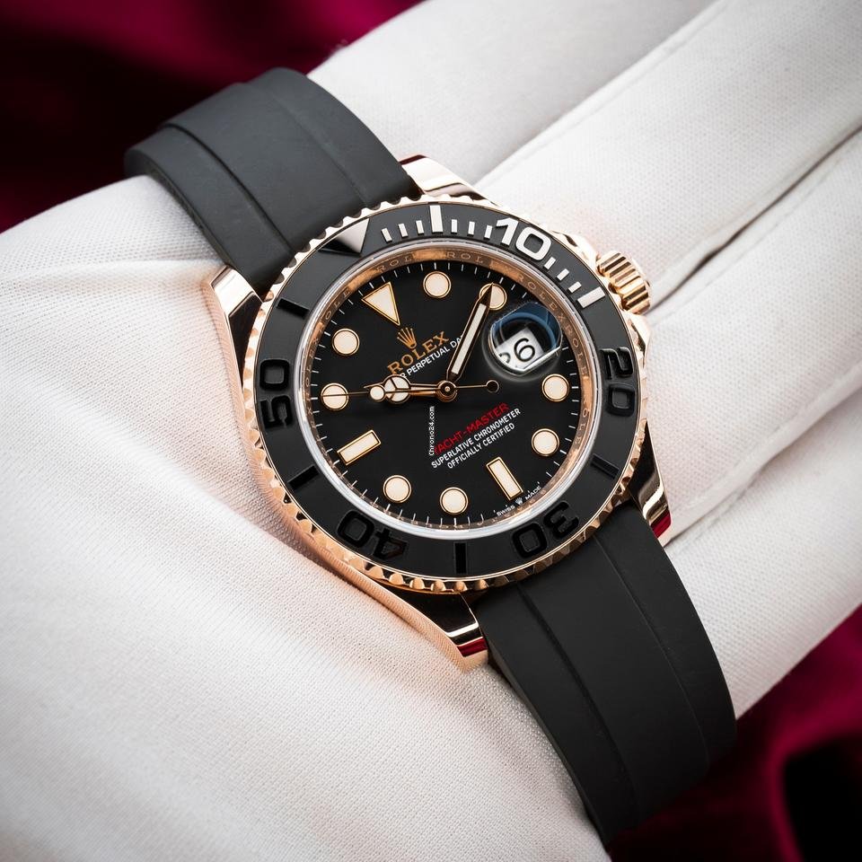 Rolex Yacht Master 40 Everose Gold Oysterflex Ref. 126655